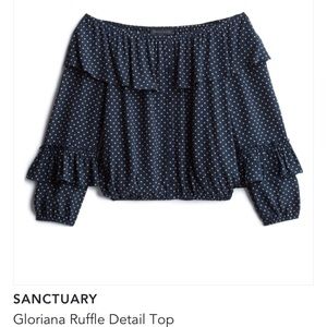 Sanctuary Gloriana Ruffle Top....xxl